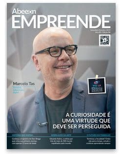 Capa original da Revista Empreende com Marcelo Tas