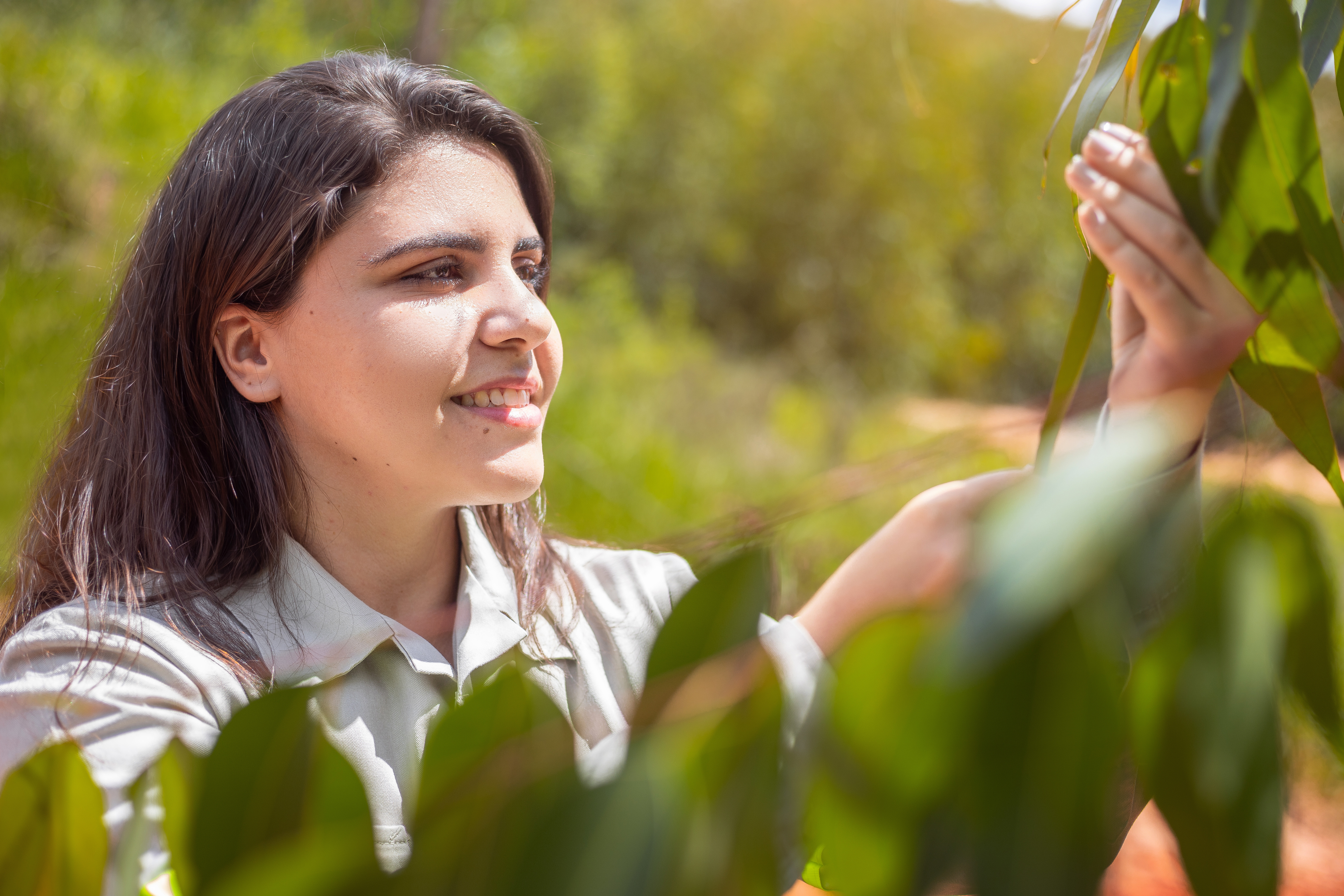 colaboradora bracell área florestal