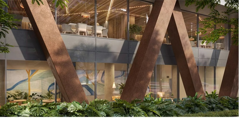 Visão fronta do Uapé, na Rua Pará