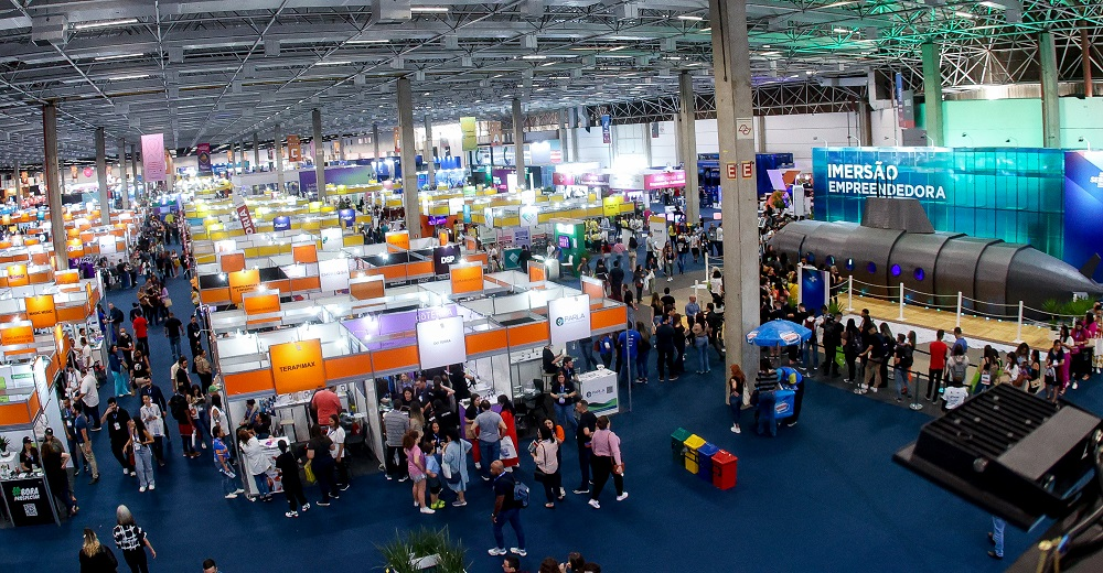 Vista geral da Feira do Empreendedor do Sebrae-SP de 2022