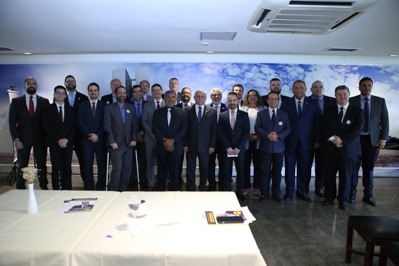 Representantes do setor de TI promovem café da manhã com parlamentares, no Senado Federal, em Brasília