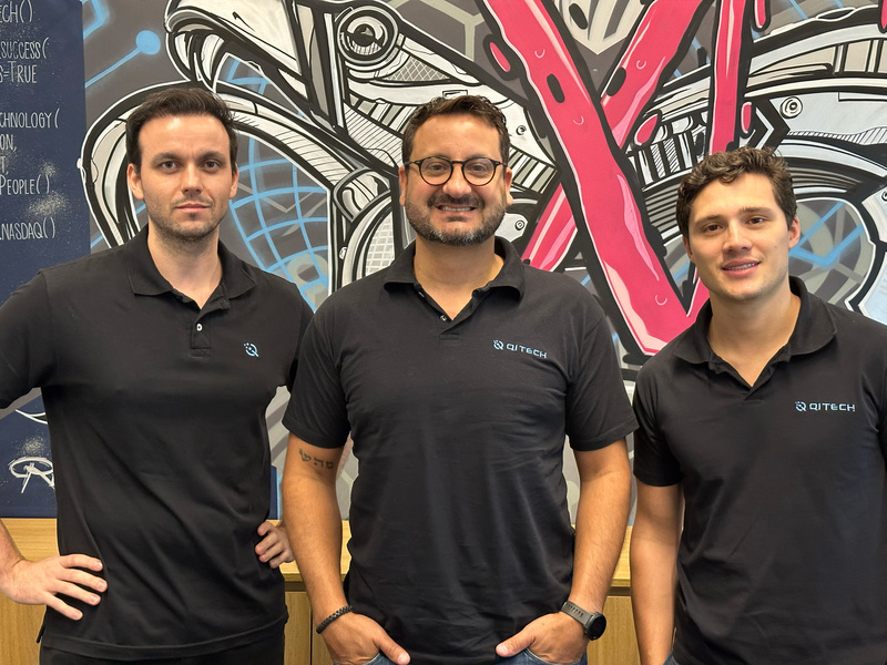 Da esquerda para direita: Marcelo Bentivoglio - Co-founder e CFO), Pedro Mac Dowell - CEO e fundador e Marcelo Buosi - COO e Co-founder