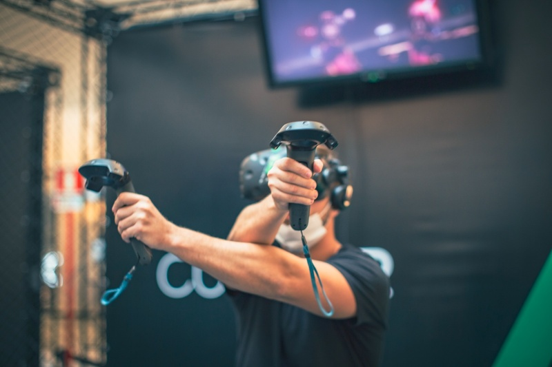 Arkave, primeira arena de realidade virtual multiplayer do país, estará no POW Festival - Crédito: Diivulgação