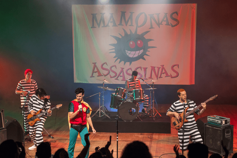 “Mamonas Assassinas - O Filme” é patrocinado pela Brasilux Tintas (Crédito: Edu Moraes)