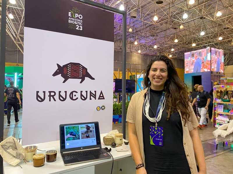 Ligia Ferreira Tatto, fundadora e CEO da Urucuna, startup que desenvolve produtos de bem-estar com aromas da biodiversidade e que passou pelo Sinergia em 2023 - Divulgação