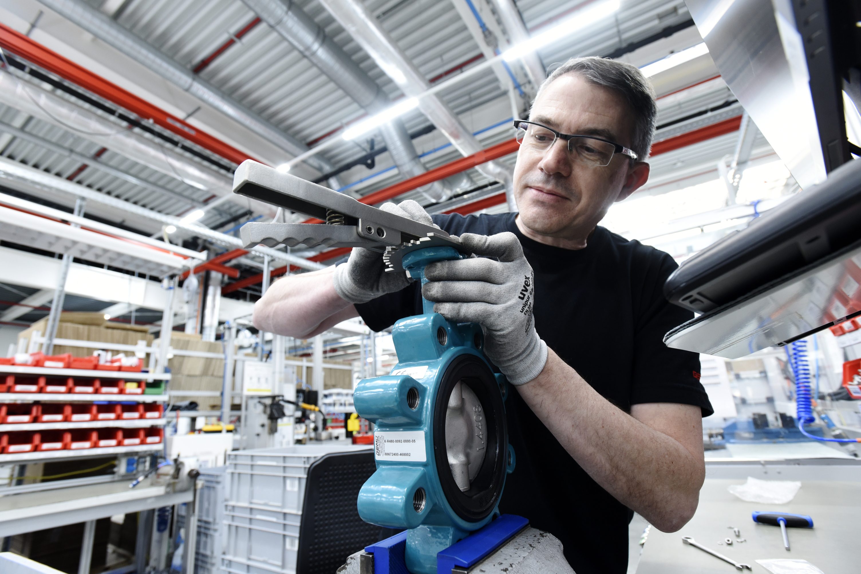 : GEMÜ, multinacional alemã, é referência mundial na produção de válvulas de alta precisão. Divulgação