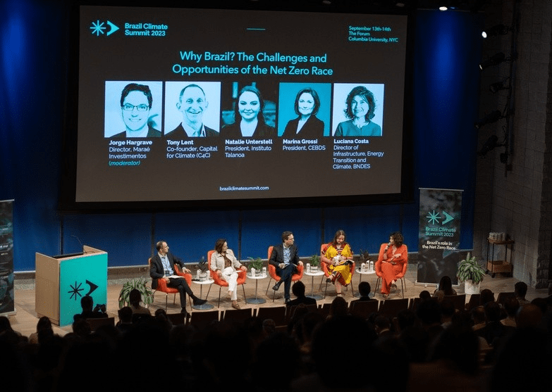 Edição de 2023 do Brazil Climate Summit, realizado na Universidade de Columbia