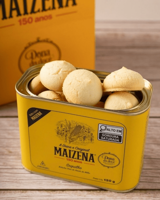 Embalagens em lata produzidas para Dona do Doce, em parceria inédita com Maizena, utilizando tecnologia INNOCAN® para personalização