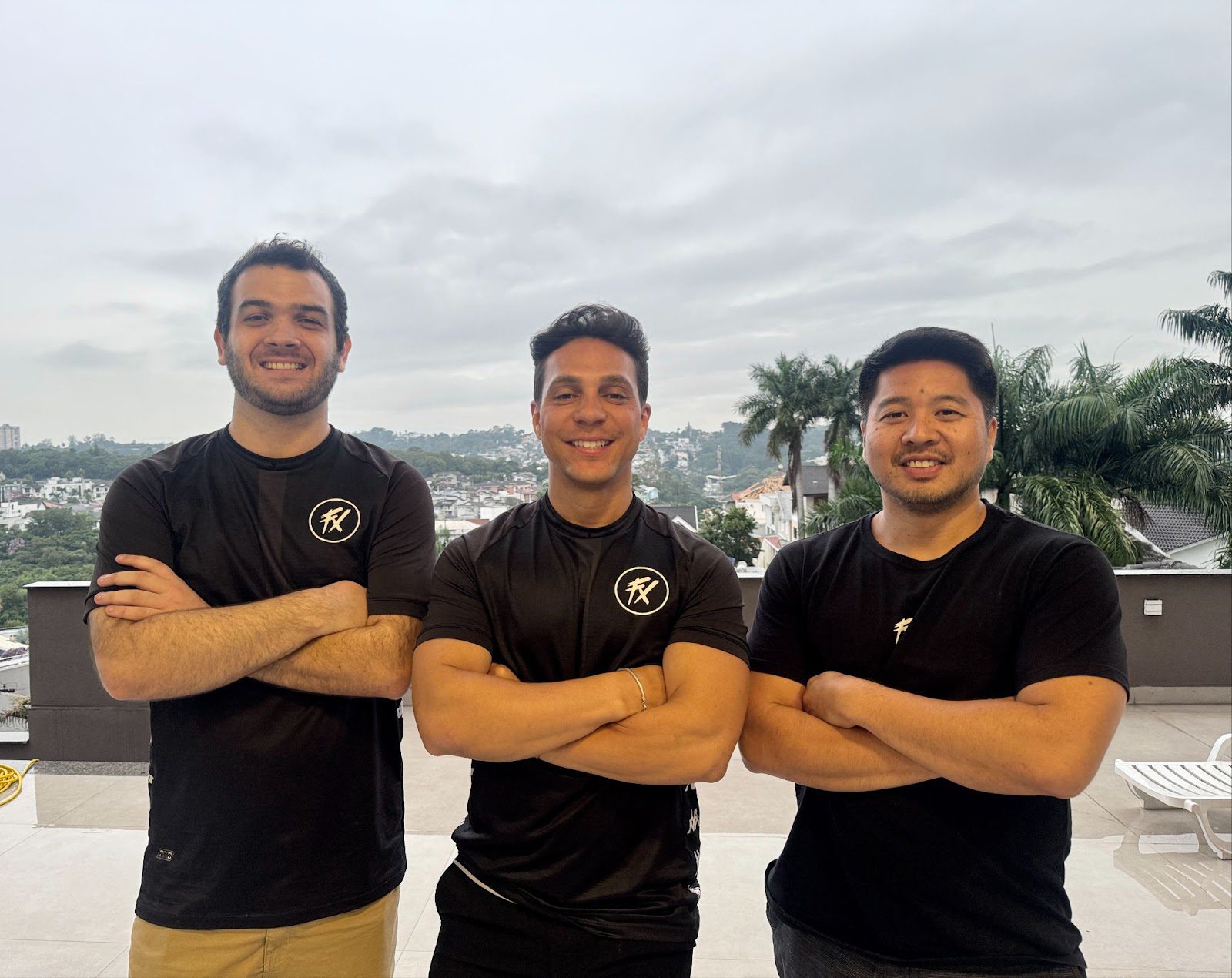 Da esquerda para a direita, Geovani Marangoni, Jefão Moreira e Alex Watanabe. Foto: Divulgação/Fluxo