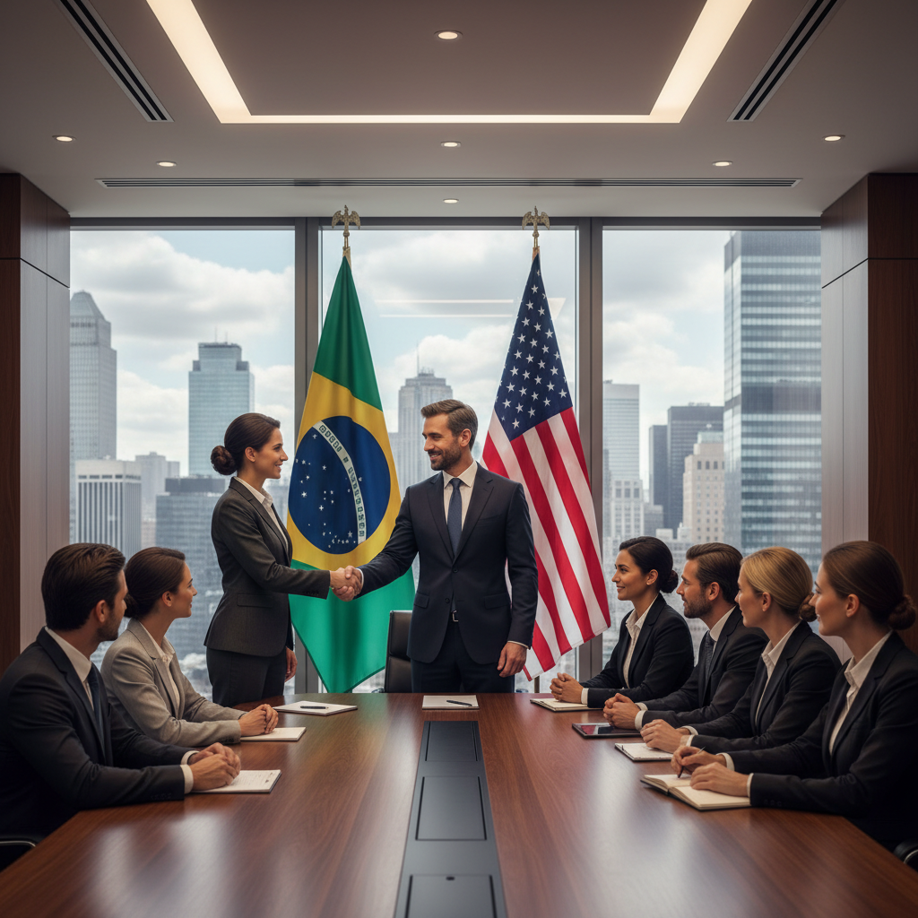 Lideranças empresariais brasileiras e americanas em encontro estratégico durante a Brazilian Week em Nova York