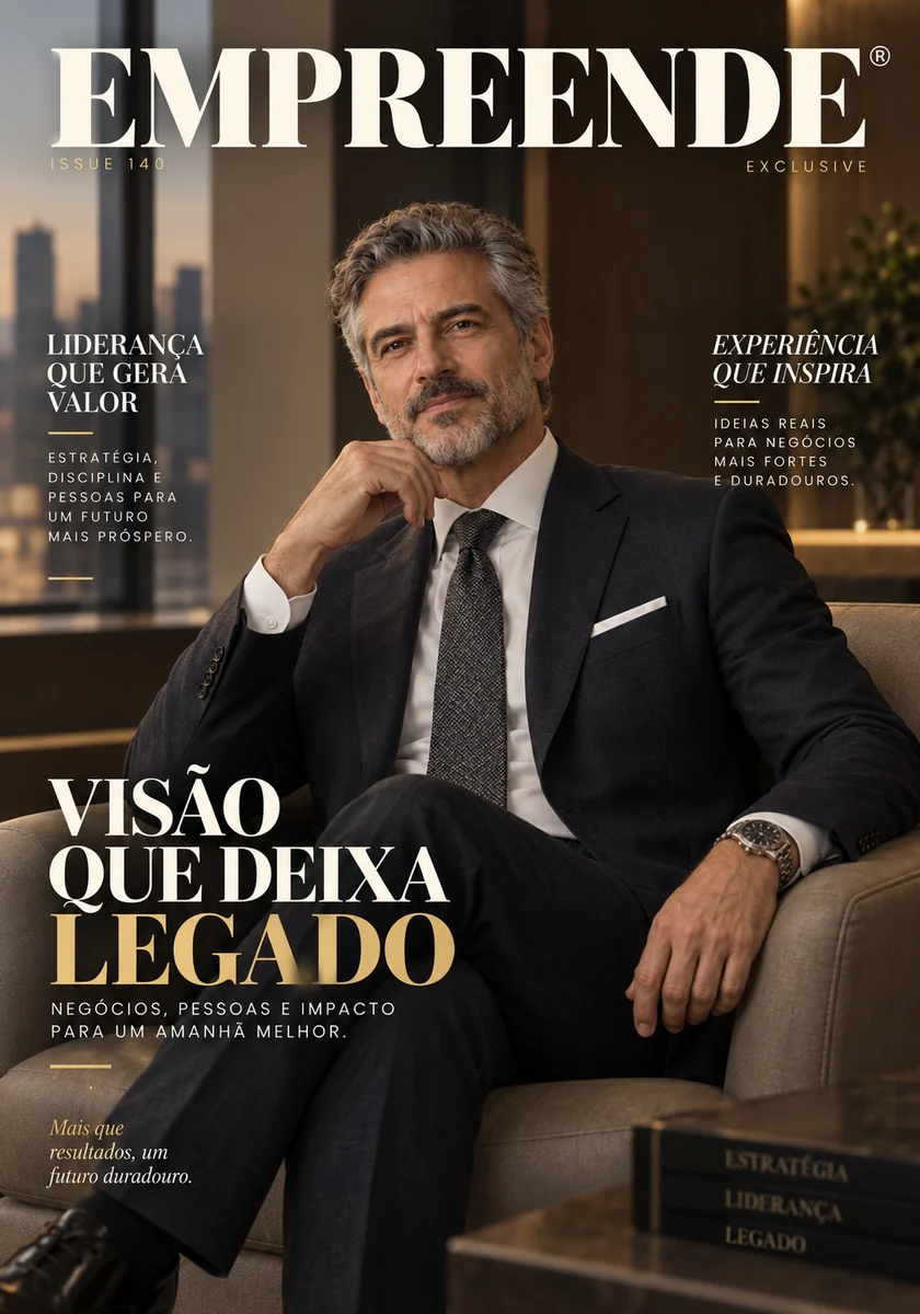 Capa ilustrativa Empreende Exclusive: Visão que deixa legado