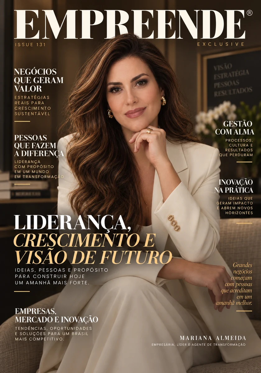 Capa ilustrativa Empreende Exclusive: Liderança, crescimento e visão de futuro